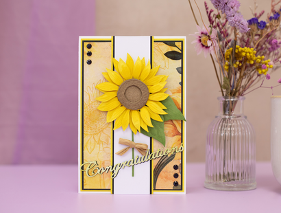 Crafters Companion - Metal Die Elements- Vibrant Sunflower