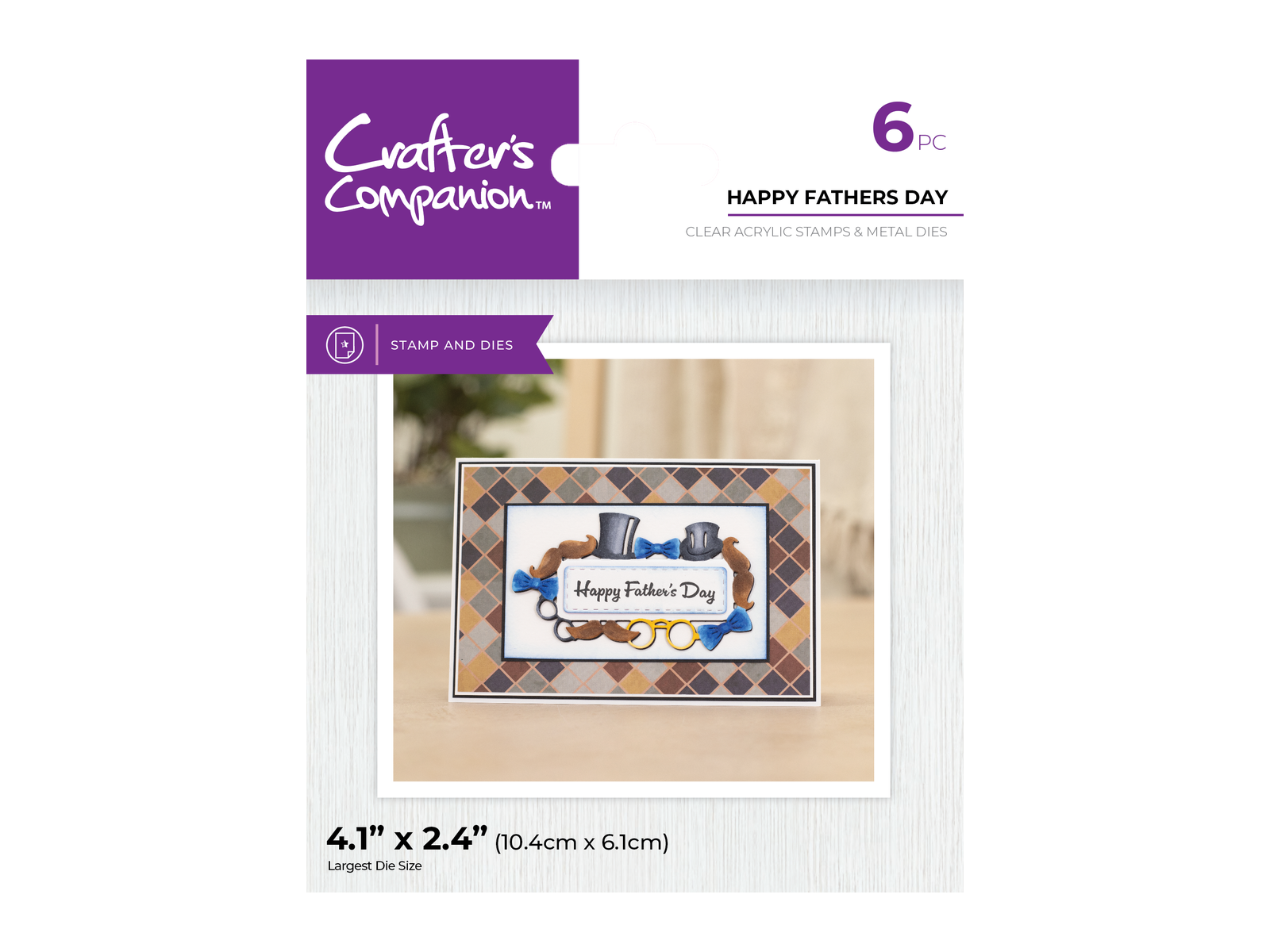 Crafter's Companion Stamp & Die - Happy Fathers Day