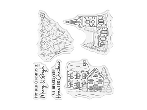 Crafters Companion Stamp and Die - Home for Christmas