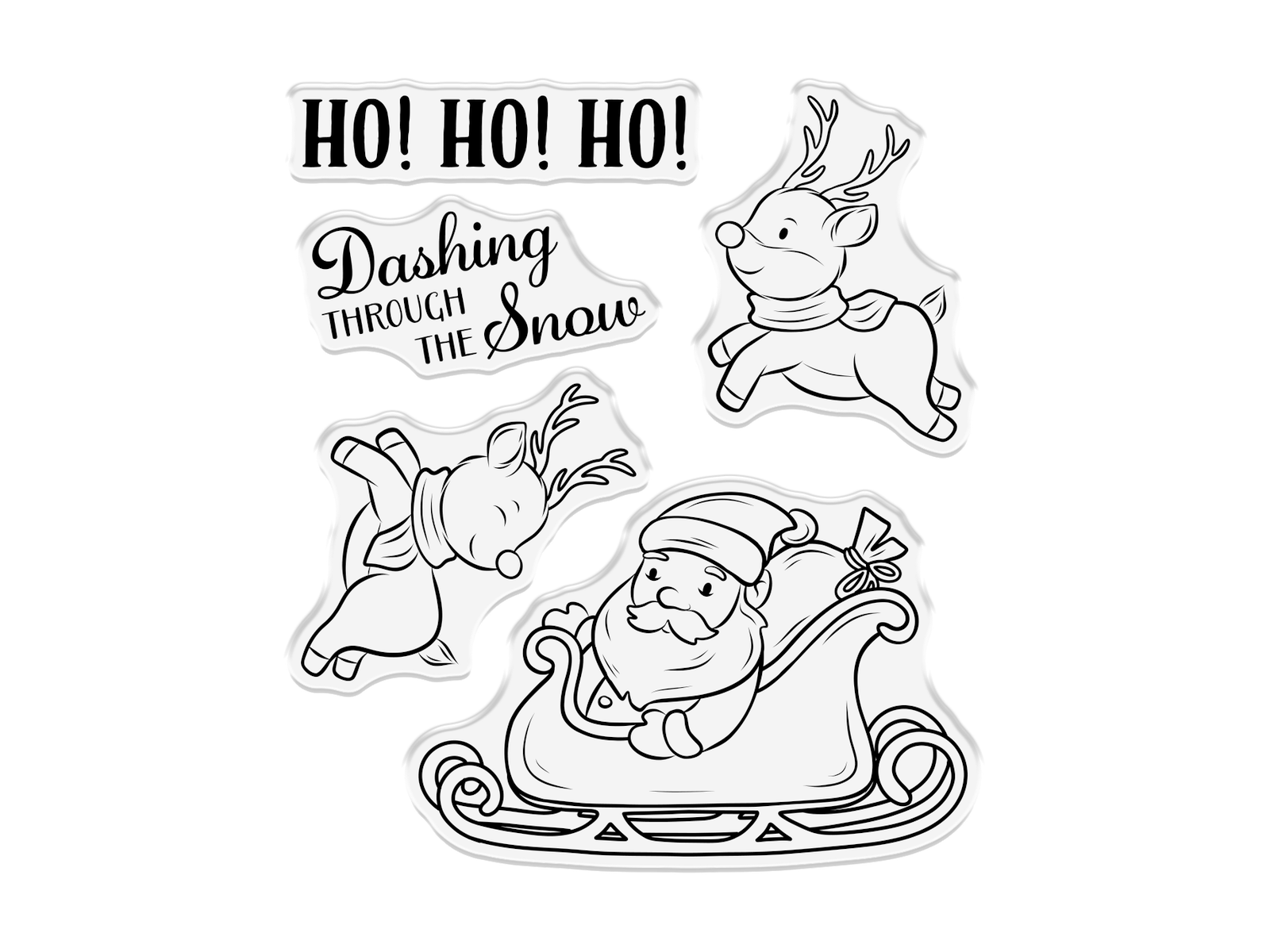 Crafters Companion Stamp and Die - Santa’s Sleigh