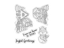 Crafters Companion Stamp and Die - Snowy Village