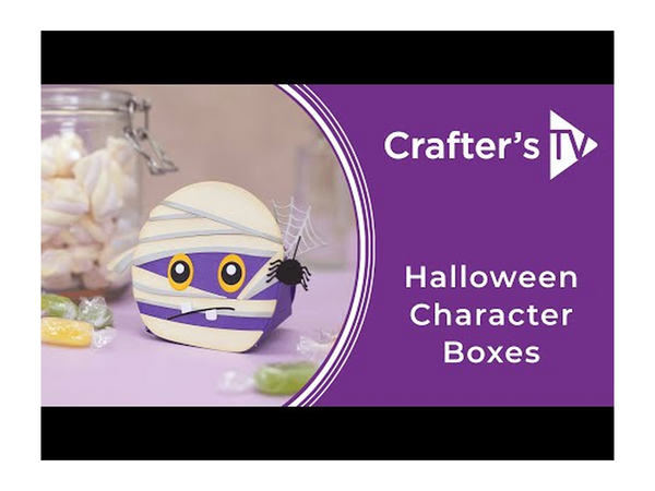 Crafter's Companion Metal Dies and Stencil - Fright Night Treat Boxes