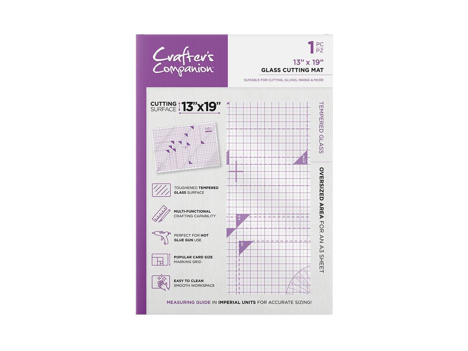 Crafter's Companion 13" x 19" Glass Cutting Mat