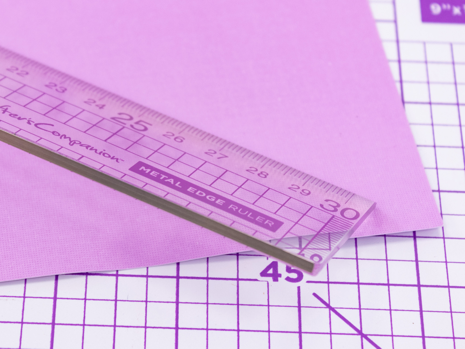 Crafter's Companion - Metal Edge Acrylic Ruler (30cm)