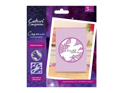 Cosmic Collection Create a Card Die and Stencil - Mystical Moon