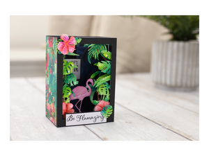 Flamazing Flamingos Metal Dies with Stencil 11 piece - Tropical Scene