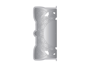 Gemini Frame Edge Embossing Folder & Die - Art Deco