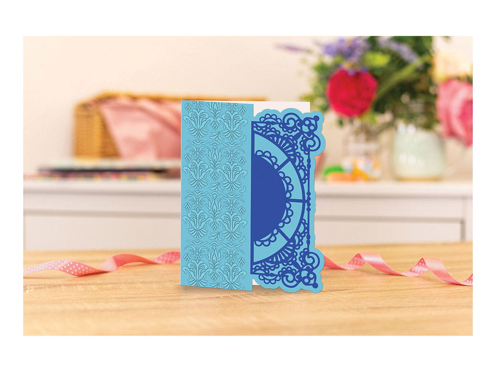 Gemini Frame Edge Embossing Folder & Die - Regal Elegance