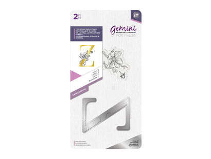 Gemini FOILPRESS Expressions Large Stamp and Die Set - Letter Z