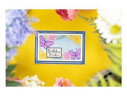 Gemini Create-a-card Paper Piecing Die – Butterflies and Blooms