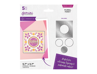 Gemini Simple Create a card Die - Floral Fancy