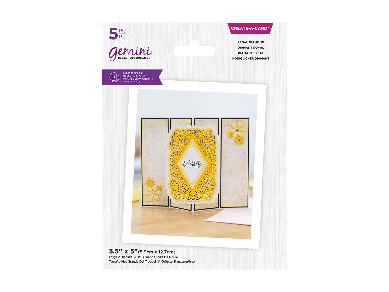 Gemini Ornate Pop Out Create a Card Die - Regal Diamond