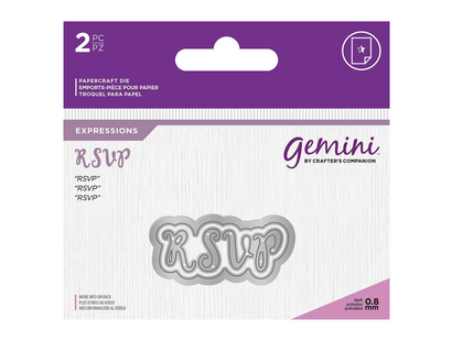 Gemini Expressions Metal Die - RSVP