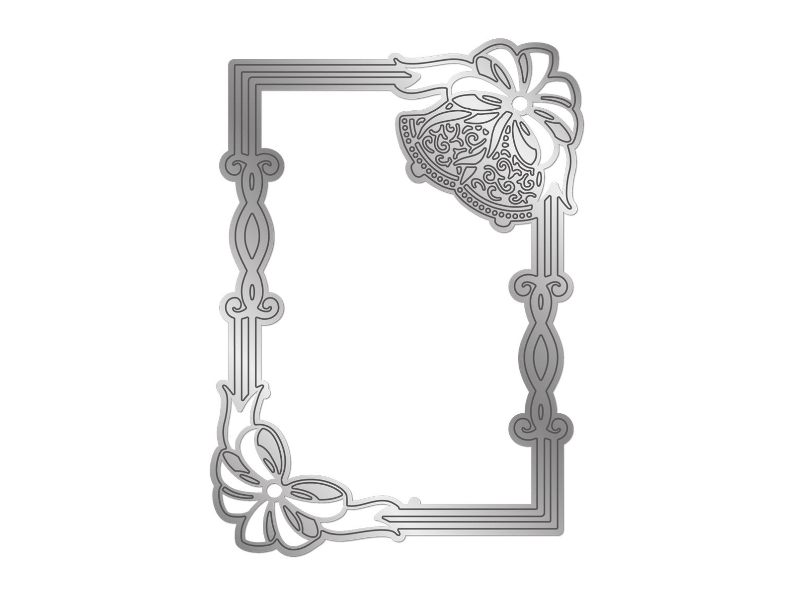 Gemini Elements Fancy Frame Die - Bells and Bows