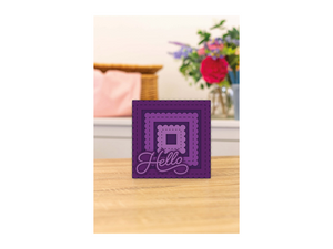 Gemini Elements Nesting Frame Die - Scallop Edge Square