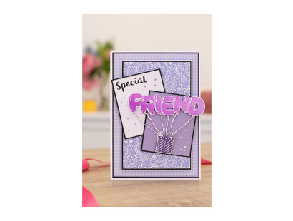 Gemini Stamp & Die Balloon Sentiments - Friend