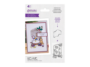 Gemini Christmas Frame Stamp & Die - Christmas Fun