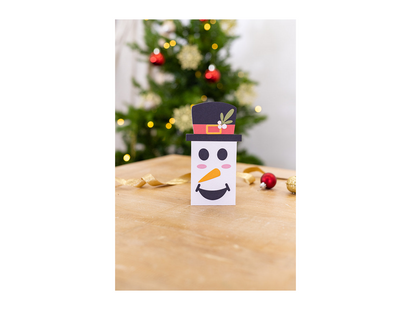 Gemini Gift Card Holder Stamp & Die - Festive Snowman