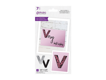 Gemini Make A Statement Stamp & Die - V