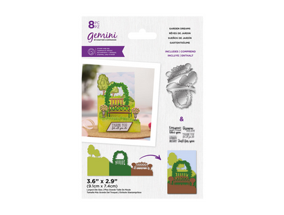 Gemini Zig Zag Scene Builder Stamp and Die - Garden Dreams