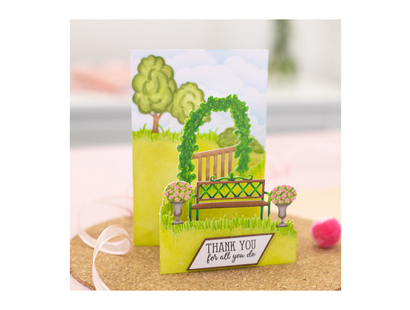 Gemini Zig Zag Scene Builder Stamp and Die - Garden Dreams