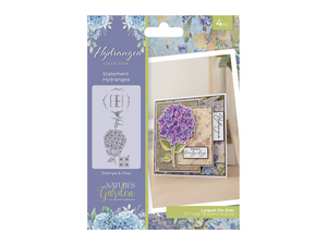 Nature's Garden - Hydrangea - Stamp and Dies - Statement Hydrangea