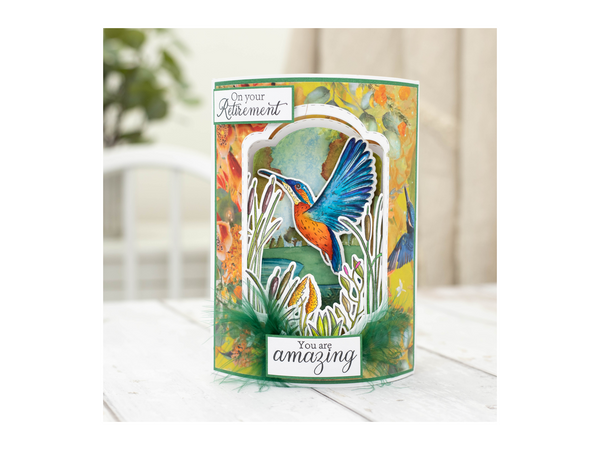 Nature's Garden - Kingfisher Collection - Stamp and Die - River Reeds