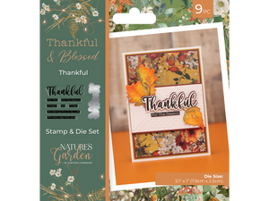 Nature's Garden - Thankful & Blessed Die Collection