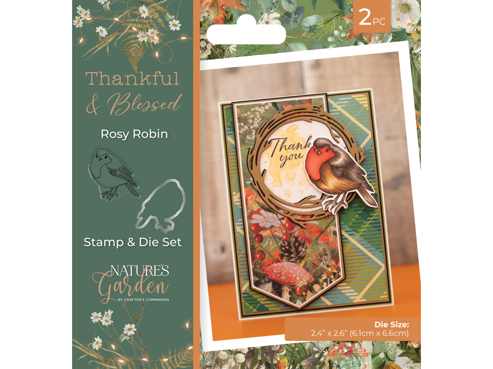 Nature's Garden - Thankful & Blessed Die Collection