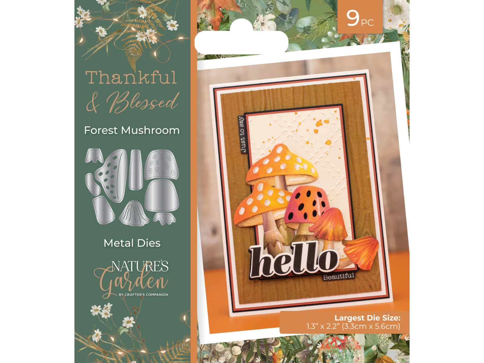 Nature's Garden - Thankful & Blessed Die Collection