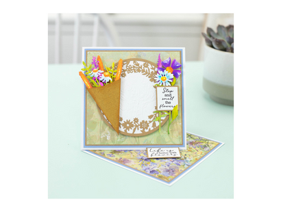 Nature's Garden Wildflower Die and Stencil Set - Mailbox Flowers