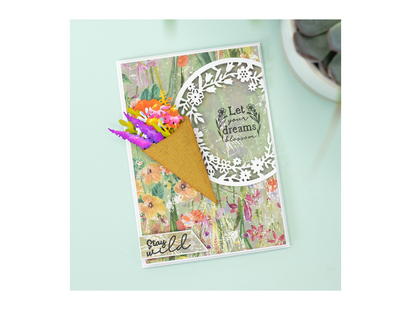 Nature's Garden Wildflower Die and Stencil Set - Mailbox Flowers