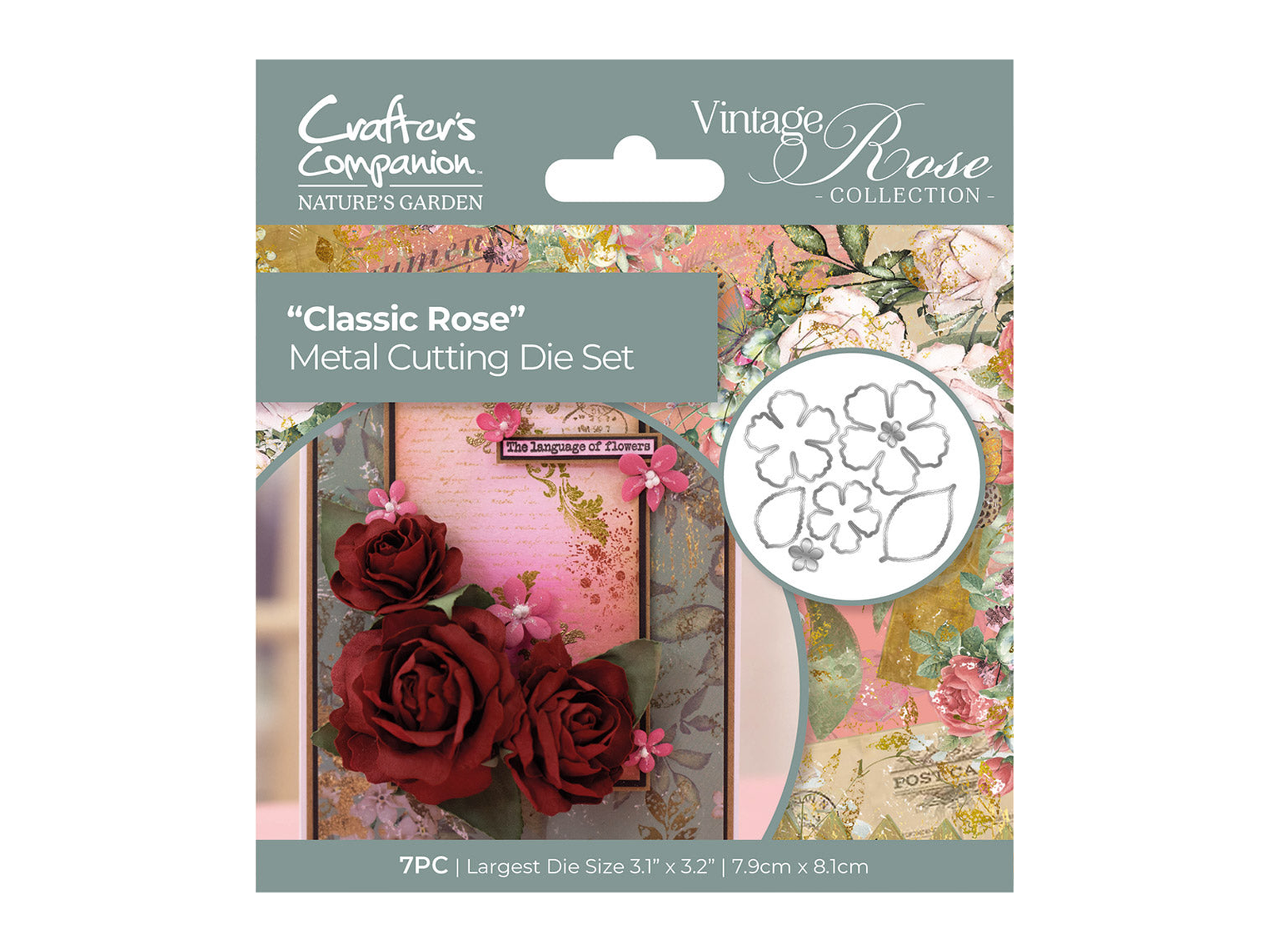 Nature's Garden Vintage Rose Die - Classic Rose