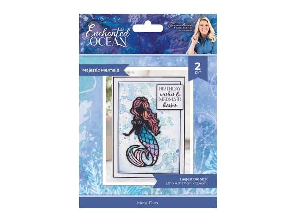 Sara Signature - Enchanted Ocean - Metal Die - Majestic Mermaid