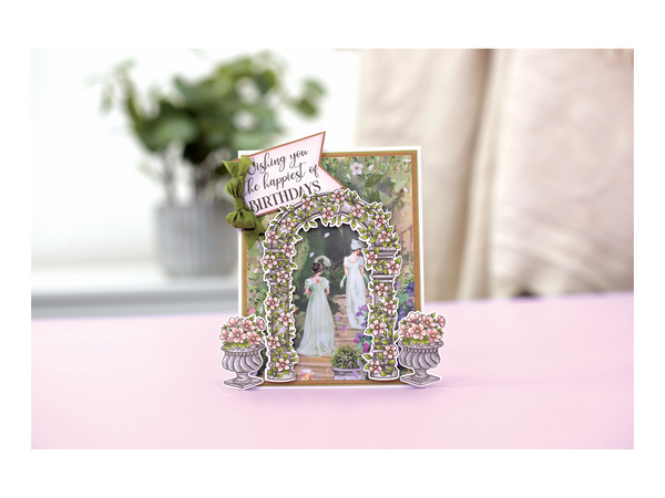 Sara Signature - Age of Elegance - Stamp & Die - Garden Arch & Topiary Urn