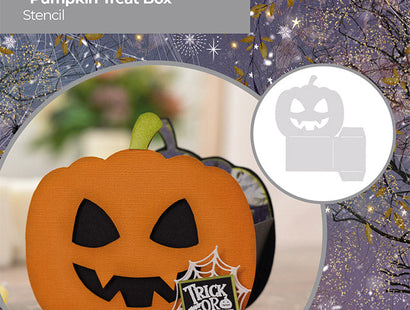 All Hallows Eve Stencil - Pumpkin Treat Box