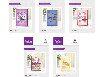 Crafter's Companion Seasonal Create-A-Card Stamp & Dies Collection