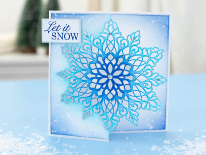 Gemini Half Create a Card Die -  Snowflake