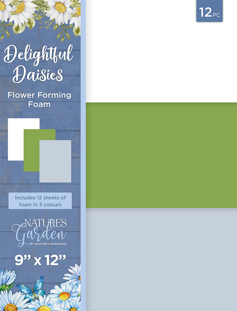 Nature's Garden Delightful Daisies - 9" x 12" Flower Forming Foam Pack 2pk