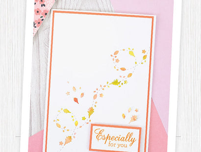 Gemini Confetti Border Elements Die - Autumn Leaves