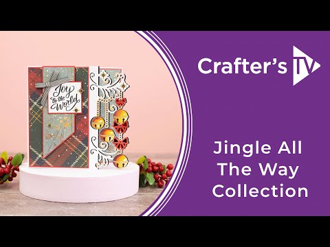 Jingle All The Way Clear Acrylic Stamps - Merry Sentiments