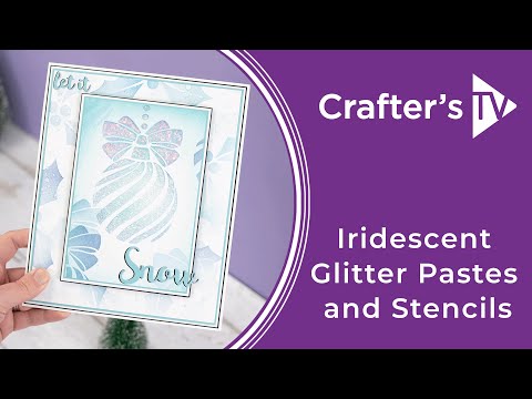 Crafter's Companion - Extra Chunky Glitter Paste - Ice Angel