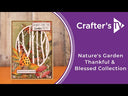 Nature's Garden - Thankful & Blessed 3D Embossing Folder - Fallen Leaf