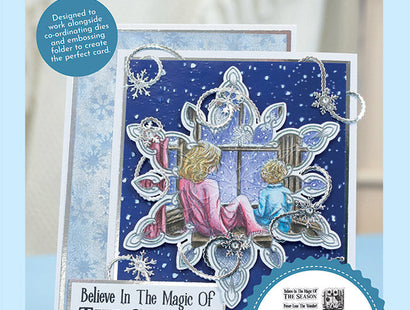 Sheena Douglass In The Frame Snowflake Stories Photopolymer Stamp - Wonderland Window