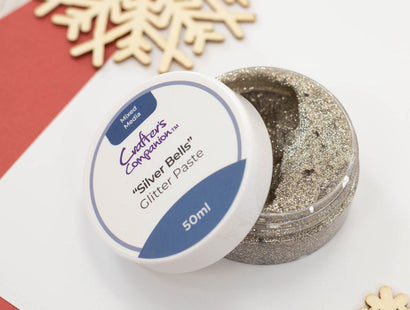 Crafter’s Companion Mixed Media Glitter Paste - Silver Bells