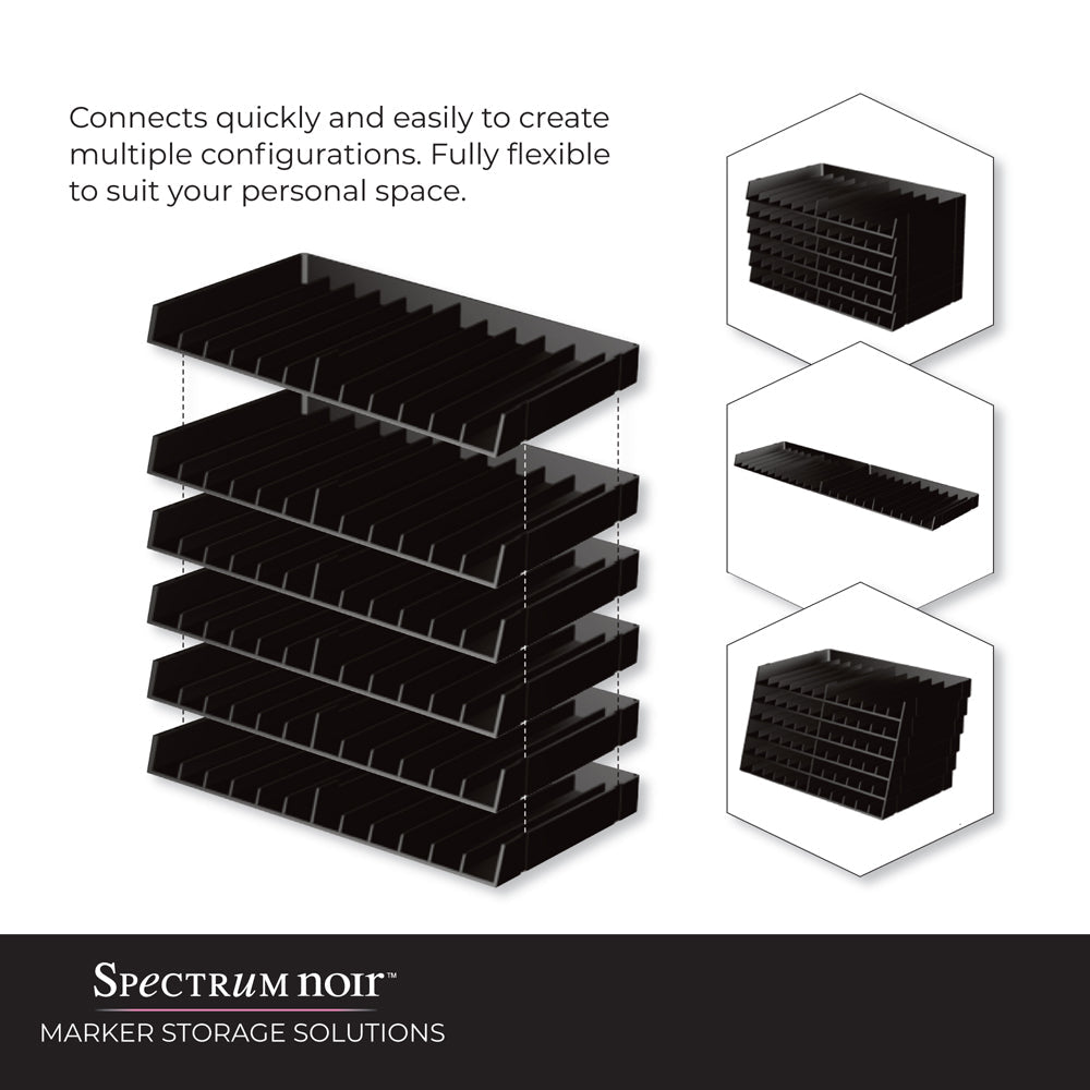 Crafter's Companion Spectrum Noir selling Large Marker Storage WITH 14 Trays Included