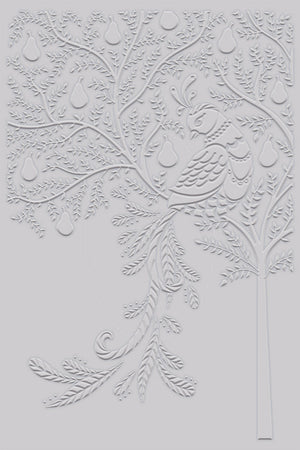 Twelve Days of Christmas 2D Embossing Folder - Partridge in a Pear Tree