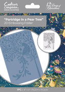 Twelve Days of Christmas 2D Embossing Folder - Partridge in a Pear Tree