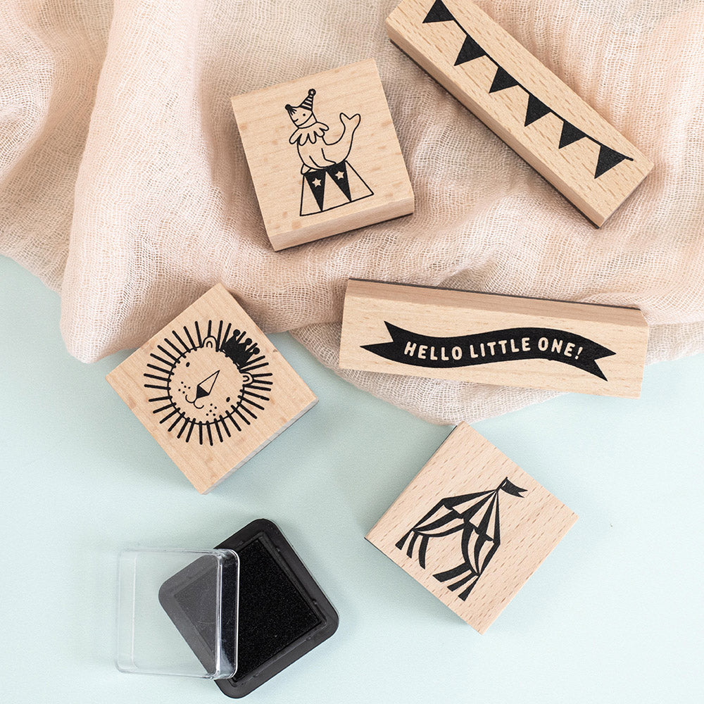 Little Circus Wooden Stamp Set - Violet Studios